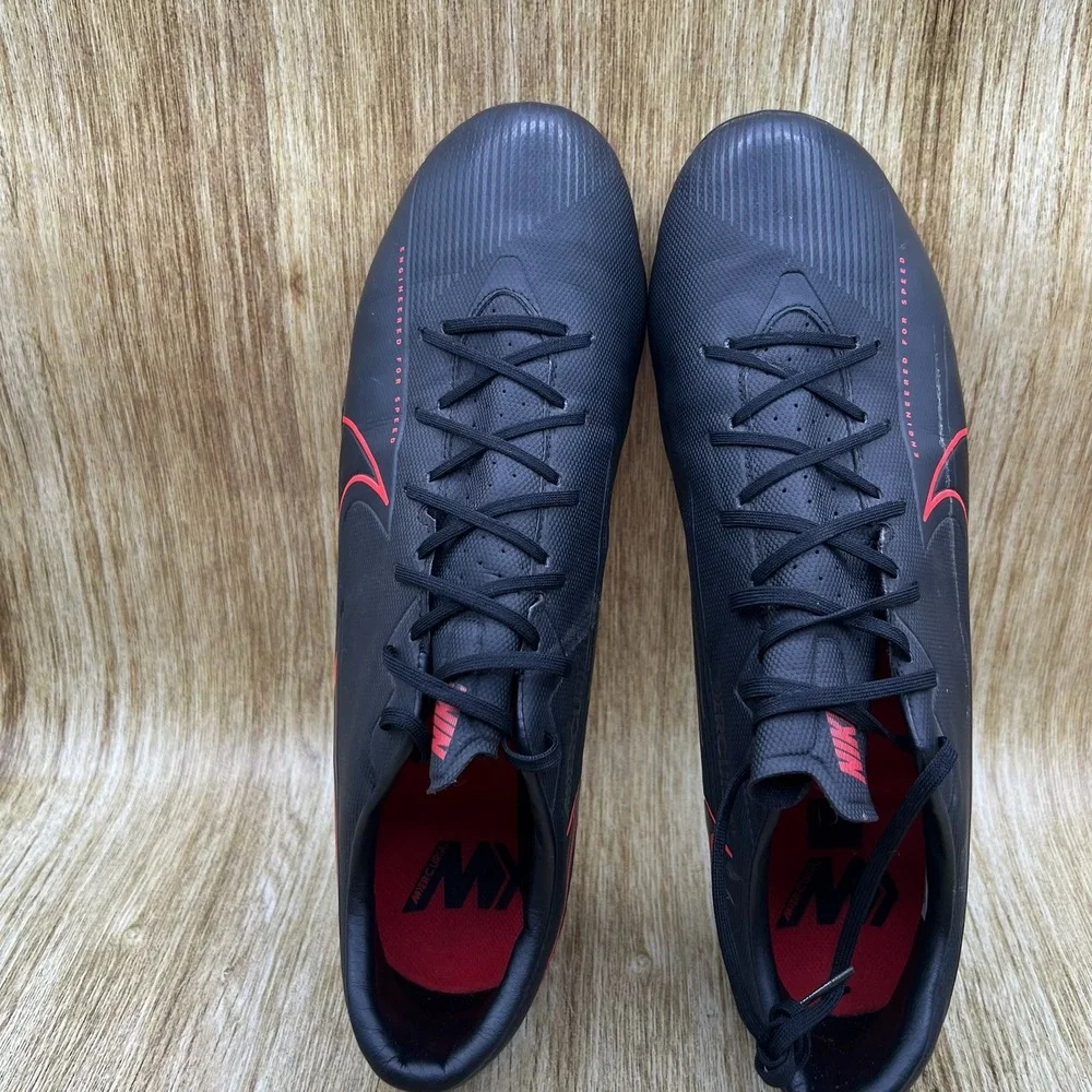 Nike Mercurial Vapor 13 Academy MG Men's Size 12 Bred Soccer Cleats AT5269-060